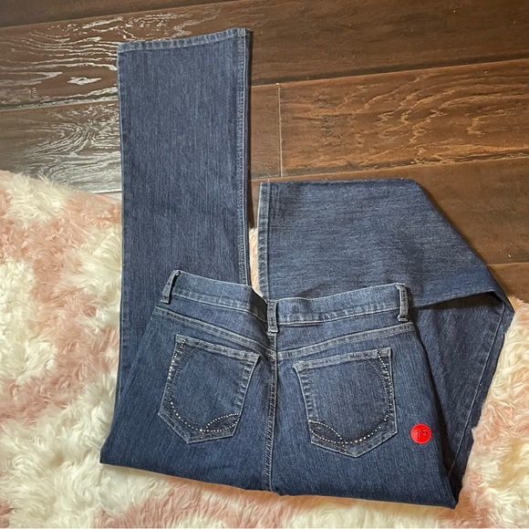 Gloria Vanderbilt Gabby bootcut jeans women’s size 10 petite - Picture 3 of 7